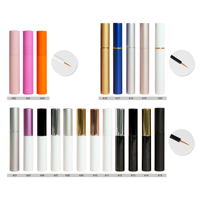 Profession cosmétique boîte d'emballage bio végétalien cils style vide Tube étiquette privée cils rehausseur sérum bouteille pour cosmétiques