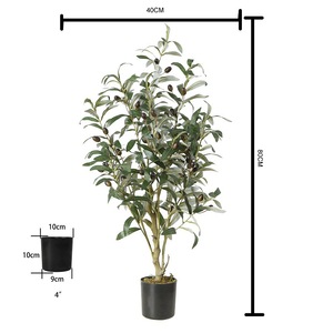 Simulación Avanzada Olivo Jardín Hotel <span class=keywords><strong>Restaurante</strong></span> Decorado con Plantas Verdes en Maceta - Product Image 2