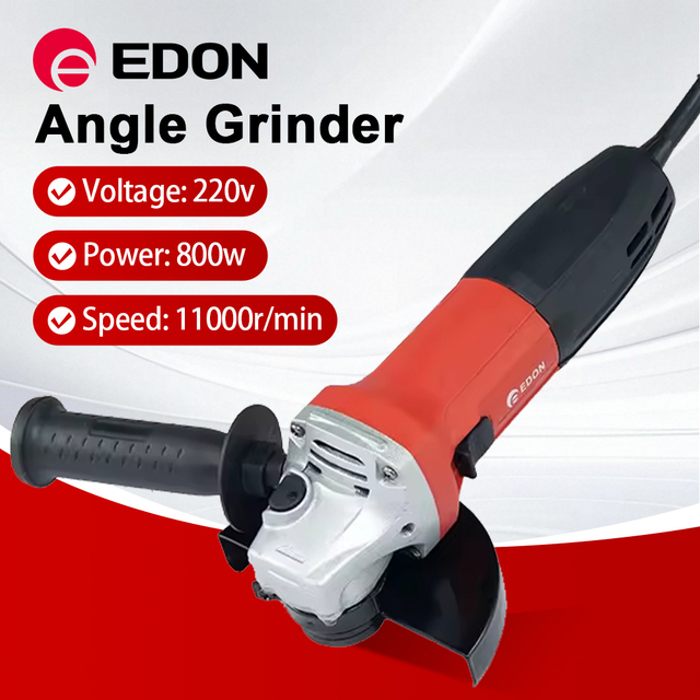 EDON Variable Speed Speed Electric Grinding Machine Disc Diameter 125MM Grinder Adjustable Angle Grinder