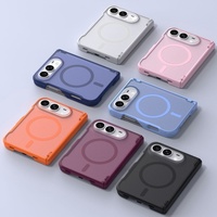 Étui de téléphone magnétique sans fil en TPU PC fin avec effet peau mate pour iPhone 18 Duo, coque de protection anti-rayures