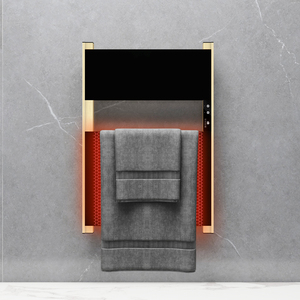 Sèche-serviettes électrique 460x390x83mm, pour salle de bain, allemagne, chauffe-serviettes - Product Image 1