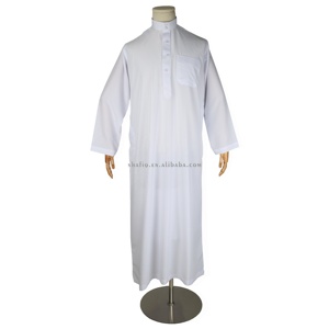 Precio más económico, 3X Nuevo, Thobe Árabe, Ropa Étnica Islámica, Caftán, Vestido Musulmán Qatarí, <span class=keywords><strong>Abaya</strong></span> <span class=keywords><strong>para</strong></span> Oración - Product Image 2