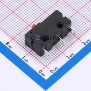 3JWD-HDWB Limit Switch SIP-3P,19.8x6.5mm Switch Single Pole Double Throw 19.8mm 6.5mm 10.6mm - Product Image 2