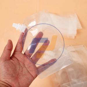 Customizable Stand up Chocolate Soy <strong>Milk</strong> Spout <strong>Pouch</strong> with Gravure Printing for Supermarket &amp; Exhibition Use - Product Image 2