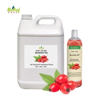 Huile de graines de cynorrhodon biologique pressée à froid en vrac pour marque privée – Huile essentielle nourrissante de cynorrhodon