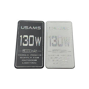 定制压花阳极氧化平板电子铝铭牌 - Product Image 5