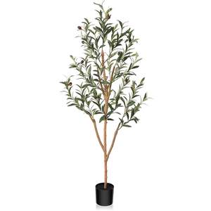 Vente en gros d'oliviers artificiels Bonsaï en plastique <span class=keywords><strong>Petit</strong></span> <span class=keywords><strong>pot</strong></span> en faux <span class=keywords><strong>olivier</strong></span> <span class=keywords><strong>pour</strong></span> la décoration intérieure du bureau à domicile - Product Image 2