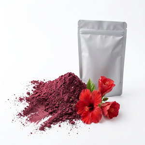 Poudre naturelle d'Hibiscus Rosa Sinensis pour mélanges de coloration capillaire à base de plantes et approvisionnement en ingrédients cosmétiques - Product Image 1