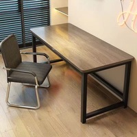 Bureau d'ordinateur rectangulaire simple, table d'étude minimaliste pour chambre, maison, bureau, travail, vente en gros