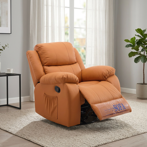 Modern PU Leather <b>Recliner</b> Chair Electric Living Room Furniture Solid Back Leisure Chair Contemporary Design - Product Image 3