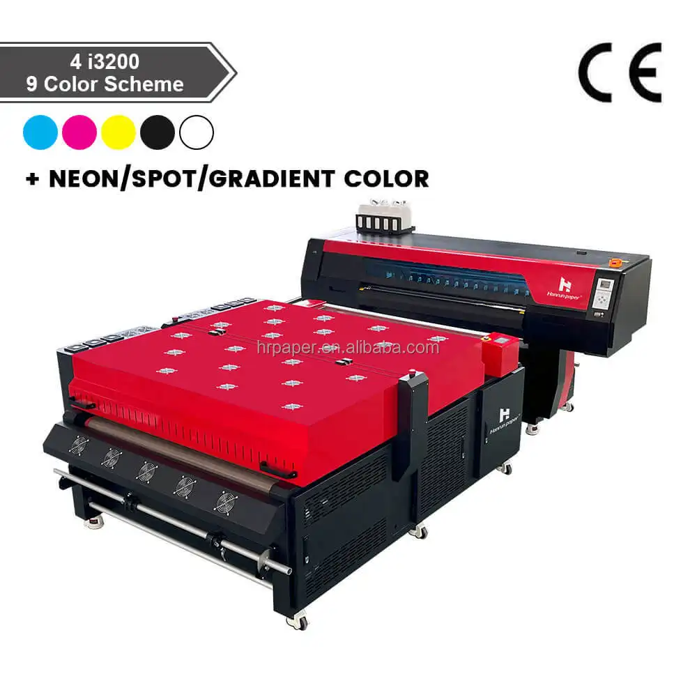 Промышленный принтер 120 см I3200 dtf 5 головок 50 кв. М/ч dtf печатная машина все в одном Hanrunpaper