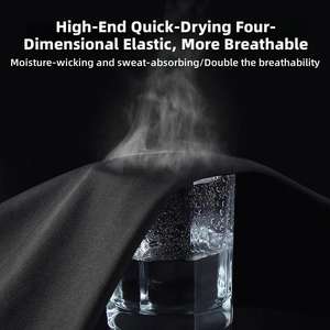 เสื้อยืดกีฬาแขนยาวแห้งเร็วสำหรับผู้ชาย ทรงหลวม ระบายอากาศได้ดี เหมาะสำหรับวิ่งออกกำลังกายตอนเช้า ฝึกซ้อมบาสเกตบอลแบบอเมริกัน - Product Image 4