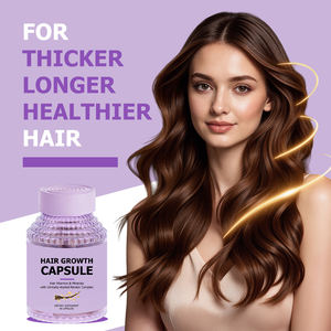 Cápsulas de Alta Calidad para el Crecimiento del Cabello, Suplemento Dietético con Vitaminas que Aumentan el Brillo y la Luminosidad del Cabello - Product Image 4
