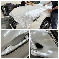 Rouleau de film de stratification auto-adhésif blanc cristal brillant Vinilo PET PPF Auto Foil Car Body Wrapping Folie Pegatinas Coating