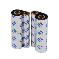 Cinta de transferencia térmica OEM de fábrica profesional cinta de código de barras de resina Premium cinta de resina 110x70 para impresora de código de barras