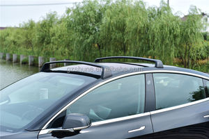 Nouveauté, Porte-bagages <span class=keywords><strong>de</strong></span> <span class=keywords><strong>toit</strong></span> pour <span class=keywords><strong>Tesla</strong></span> modèle 3 et Y, accessoires automobiles, barre transversale, en alliage d'aluminium, offre spéciale - Product Image 5