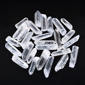 Bán buôn tinh thể rõ ràng thạch anh điểm tay đánh bóng nguyên liệu tự nhiên đá thạch anh gậy - Product Image 1