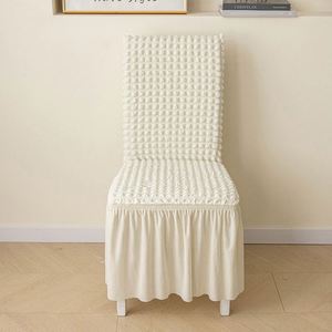 Wedding Full Lace Skirt Hotel Banquet Elastic Dining Chair <b>Cover</b> - Product Image 3