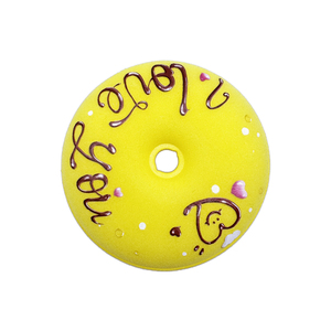 Bán buôn thân thiện với môi bền dễ thương donut hình dạng Nhà Bếp Làm sạch miếng bọt biển pad với Ergonomic lỗ để rửa món ăn - Product Image 4