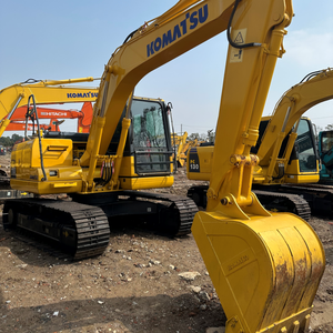 Excavadora de cadenas Komatsu PC110 usada, original de Japón, excavadora hidráulica de 11 toneladas, motor Komatsu confiable, perfecta para la construcción - Product Image 1