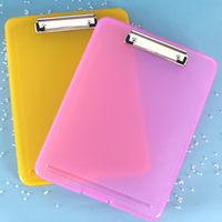 Portapapeles de Plástico YUZMEI al por Mayor, Organizador de Documentos de Viaje para Estudiantes de Enfermería, Clips para Papel, Carpeta de Archivos con Clip de Plástico