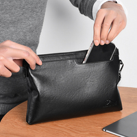 Tas Selempang Pria Mewah Grosir Logo Kustom Fashion Merek Terkenal Desainer Dompet Clutch untuk Pria