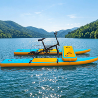 Kayak gonflable à pédales en PVC haute résistance personnalisé, capacité 100-500 kg, garantie 1-3 ans, pour lac, rivière, mer
