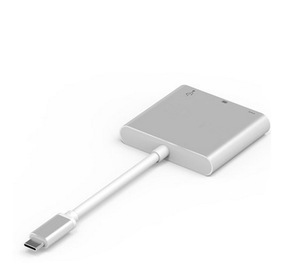 Kabel adaptor pengisi daya Multiport, Hub USB tipe-c <span class=keywords><strong>3</strong></span>.1 ke HDMI USB3.0 4K Tipe C PD perempuan, kabel adaptor pengisi daya Multiport <span class=keywords><strong>3</strong></span> dalam 1 - Product Image 5