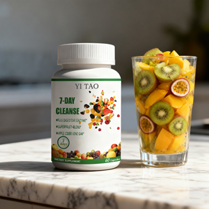 Organic 7 Day Cleanse Capsules, Total Body Detox & Liver Support, Gentle Overnight Cleanse, Non-GMO, 60 capsules supply - Product Image 3