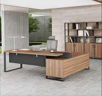 Offre Spéciale moderne chêne bureau directeur bureau petit mobilier de maison avec bois couleur salle à manger école salon PDG bureau certifié CE