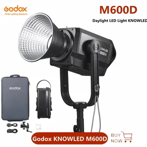 Godox M600D KNOWLED M600DLEDビデオライト40W5600K昼光写真ライトポータブルケース付きFXエフェクト内蔵PK600D