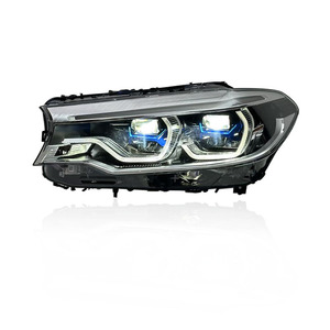 Fari Laser Bicolore Giallo e Bianco per Auto, Luci Diurne Modificate, Upgrade con Lenti LED per <span class=keywords><strong>BMW</strong></span> <span class=keywords><strong>Serie</strong></span> <span class=keywords><strong>5</strong></span> G38 G30 2018-2020 - Product Image 4