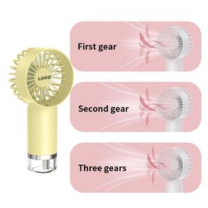 Mini Air Mist Spray Cooler Fan USB Rechargeable Portable Hand Cooling <b>Humidifier</b> Fan with Water Tank - Product Image 6