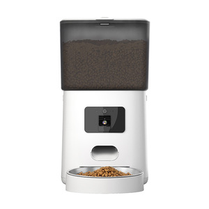 Smart Pet Feeder Double Bowl Automatic Feeder With App Control For <b>Dogs</b> And Cats 2200g Us Plug Detachable - Product Image 4