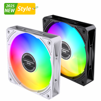 Ventilateur de refroidissement CPU pour boîtier d'ordinateur LOVINGCOOL 120 mm en cuivre ARGB avec roulement fluide, ventilateur de jeu RGB