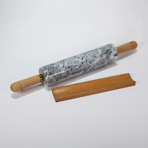 <span class=keywords><strong>Pin</strong></span> lăn đá cẩm thạch rắn và <span class=keywords><strong>pin</strong></span> nướng để lăn bánh bao và giấy gói mì gia đình tự hỏi từ nhà máy - Product Image 2