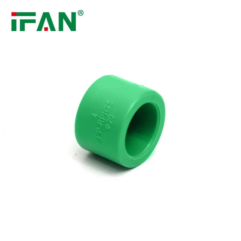IFAN Customized Injection Molding PN25 Green End Cap PPR Fittings Plastic PPR Pipe Fitting