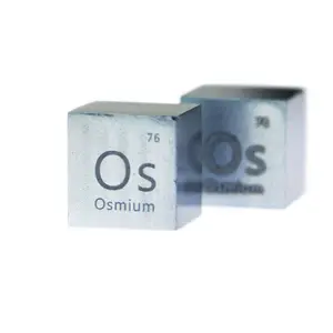 XinKang Osmium घन 99.9% धातु ओएस Osmium क्यूब्स सतह उत्कीर्णन के लिए संग्रह