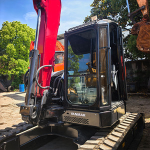Miniexcavadora de 8 Toneladas Yanmar Vio 80 en Buen Estado, Venta de Excavadora Pequeña con Motor, Bomba y Componentes PLC a Bajo Precio - Product Image 4