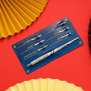 Товары для творчества, набор ручек для набросков, манга, Наборы инструментов, 6 шт. наконечников, деревянный комикс, держатель ручки, базовая каллиграфия, набор ручек для каллиграфии - Product Image 2