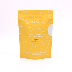 Bolsa de Aluminio de Grado Alimenticio con Cierre, Impresión de Logotipo Personalizado, para Chips y Snacks, Directo de Fábrica, OEM ODM, 200g 500g 1kg - Product Image 2