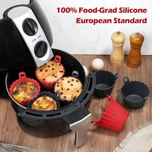 Moldes de Silicona Antiadherentes de Grado Alimenticio Premium para Huevos y Pasteles, Aptos para Freidoras de Aire y Hornos - Product Image 5