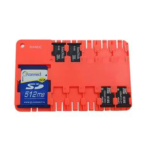 Étui pour <span class=keywords><strong>carte</strong></span> <span class=keywords><strong>mémoire</strong></span> BANDC SD / TF / SDHC / SDXC / Micro SD, support de stockage de <span class=keywords><strong>carte</strong></span> <span class=keywords><strong>mémoire</strong></span>, taille <span class=keywords><strong>carte</strong></span> de crédit - Product Image 5