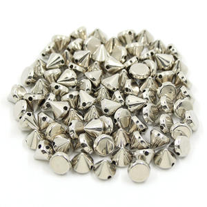 500 पीसी स्पाइक प्लास्टिक पंक रिवेट्स-डिय गोथिक रॉक स्टड में जैकेट, कॉलर, बैग, जूते, बेल्ट पर सिलाई के लिए - Product Image 3