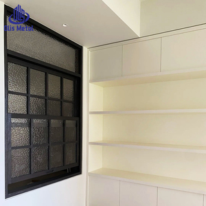 Fenêtre coulissante verticale moderne en alliage d'aluminium à <span class=keywords><strong>double</strong></span> <span class=keywords><strong>vitrage</strong></span> insonorisée pour séparation de pièce intérieure de cuisine - Product Image 2