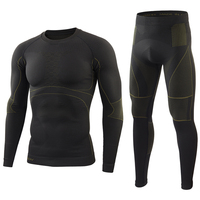 Ensemble de sous-vêtements thermiques de compression sans couture ESDY pour les sports de plein air
