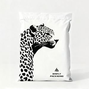 Minfly Custom Logo Printing 12x16 Inch <b>Clothing</b> Poly Zipper Mailer <b>Bags</b> Smell Proof Shipping for Shoes Socks - Product Image 5