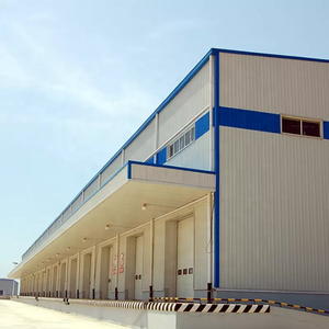 Trung Quốc chi phí thấp prefab Cấu trúc thép nhẹ NAVE kim loại công nghiệp đúc sẵn Kết cấu Vật liệu xây dựng nhà kho - Product Image 3