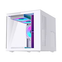 Lovingcool Nouveauté Boîtier PC de jeu informatique USB3.0 Boîtier PC MATX Tours de PC Boîtier PC avec verre trempé