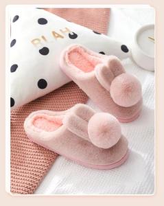 Pantuflas de Invierno de Felpa Sintética para Mujer, Cálidas y Acolchadas, de PVC, Suaves y Esponjosas, para el Hogar - Product Image 5